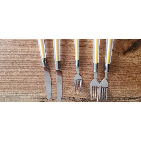 oneida yellow silverwear - Picture 2 of 8